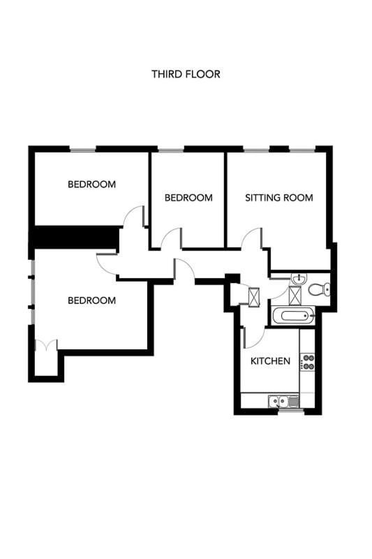 Beautiful Character 3 Bed City Centre Apartment Бат Екстер'єр фото